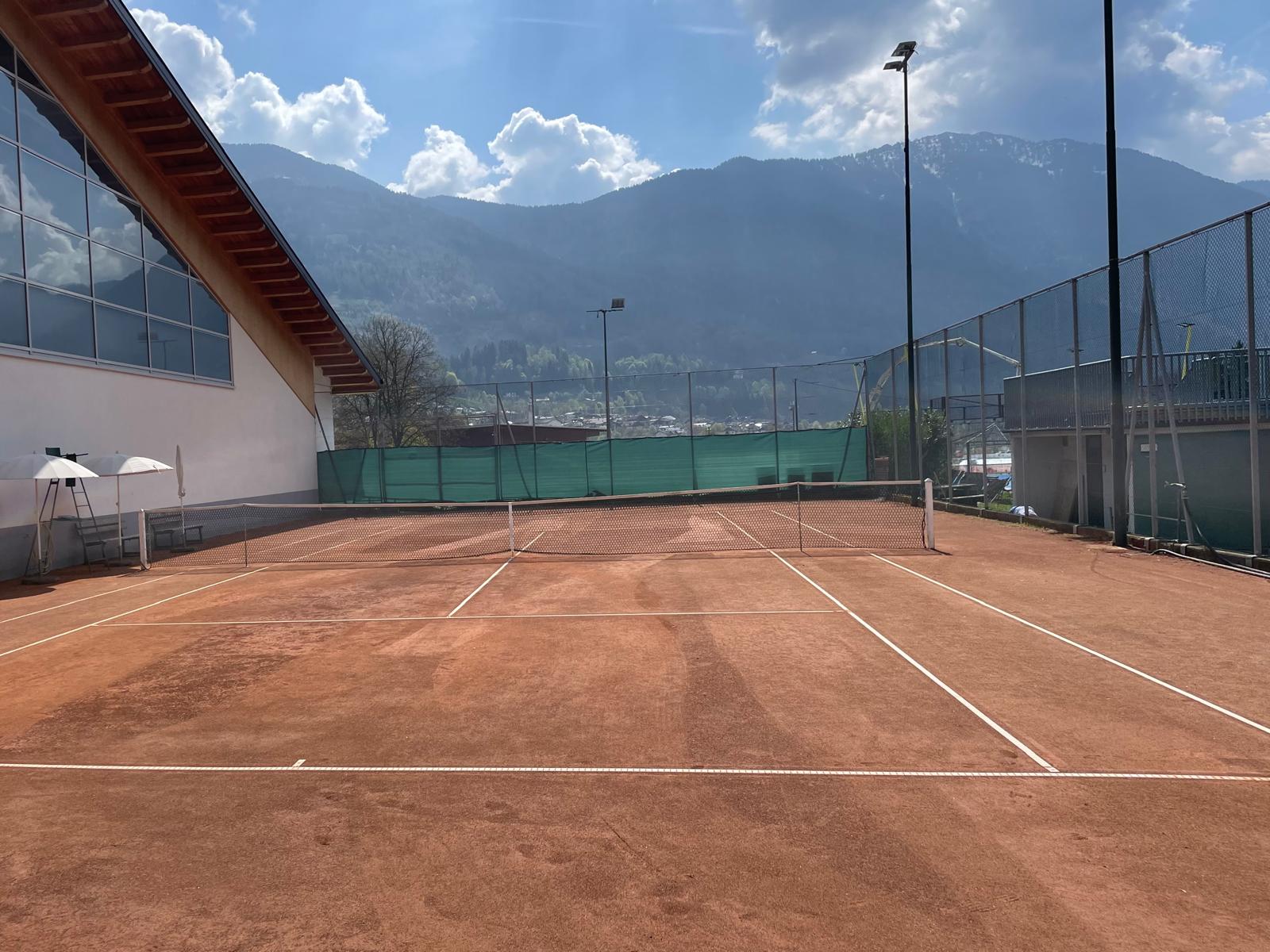 Panoramica del Tennis Club Pinzolo